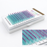 Helesinine juureroosi ladva, loomulikult pehme ja pikliku v&auml;rvusega &uuml;hepoogitud kunstripsmed silmameik 0,07mm C/D 8-13mm D