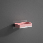 Vannitoa seebialused 1 2 kihti Seinale kinnitatav seebi &auml;ravooluresti riiul 180 P&ouml;&ouml;ratavad seebihoidjad 14*8*2.9cm