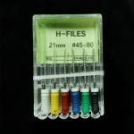 5karp /partii hambaravi t&ouml;&ouml;riistad juurekanal Endo H viil 21mm roostevabast terasest endodontilised instrumendid Hambaarst Odontologia H File 21mm 06