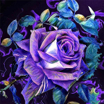 5D Teemantmaali Lill Uued Tikandid Roosi M&uuml;&uuml;k Rhinestones Mosaiik Ristpistes Seinakaunistus Full Round 20x20CM