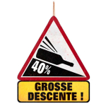 Les Tr&eacute;sors De Lily [R2826] &ndash; puidust liiklusm&auml;rk  Teated  (Suur laskumine! ) - 27x23 cm must