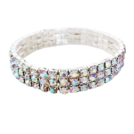 Les Tr&eacute;sors De Lily [R8209] - Boreaalne valge 'Sissi' elastne kivist k&auml;ev&otilde;ru - 10 mm valge