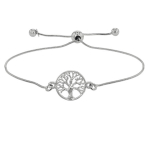 Les Tr&eacute;sors De Lily [R5440] &ndash; k&auml;sit&ouml;&ouml;na valmistatud h&otilde;bedast k&auml;ev&otilde;ru  Elupuu  h&otilde;bedane (roodiumiga kaetud) - 13 mm h&otilde;be