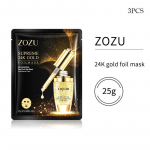 3TK ZOZU 24K Gold Foil niisutav n&auml;omask 3pcs