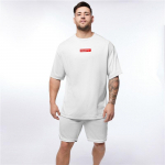 Muscleguys Meeste Sport Fitness Riided Lahti Treening L&uuml;hikeste varrukatega T-s&auml;rk Suvine Kiire kuivamine M must