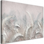 L&otilde;uendiprint Palmilehed 3D 60x40 beež