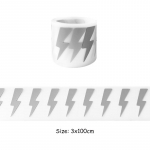 H&otilde;bedased helkurteibid, plaastrid riietel. Kuumstantsimisfoolium pargid Ropa isetehtud kapuutsid Soojus&uuml;lekandega riided Kleebised Plaastrid 3x100cm