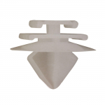 ESC ECF2545 10-osaline k&uuml;lgliist VALGE klambriga kaitseraua kapoti &otilde;hu sisselaskeava kate Citro&euml;n Peugeot 8565.40 Renault 7701049270 jaoks