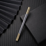Brass Golden Hoop Stick geelpliiats Office Business Gift Signature Pen Stationery kuld