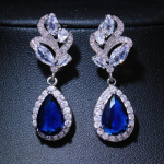 Emmaya Vintage Green Cz rippuvad k&otilde;rvar&otilde;ngad peol Romantiline naiste aksessuaarid s&uuml;nnip&auml;evakingitus Kvaliteetsed luksuslikud ehted hulgi roheline