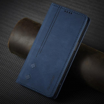 Rahakott Nahast Flip Skin Feel Style &uuml;mbris iPhone 13 Pro Max 13mini 12 Pro Max 11 Pro Max Se2020 X Xs Xr Xs Max 8 / 7 / 6 / 6 s / Plus jaoks iPhone 12 Mini sinine