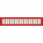 J&otilde;ululaualipp Kodukaunistus Kangas tr&uuml;kkimine Lauamatt K&ouml;&ouml;k Restoran Diivanilaud laud Saastumisvastane laualipp 150x33cm59x13inch