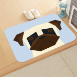Creative Dog Doormat Creative Cute Dogs Tere tulemast koju Libisemisvastane uksematt Vaip Koerte Decor Flanellist Uksematt P&otilde;randamatt Uksematt Vaip 40*60cm