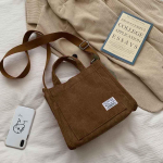 Sagit naiste l&otilde;uendist kott velvetist k&auml;ekott Moodne vabaaja &otilde;lakott One Size pruun