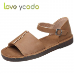 Love Ycodo br&auml;ndi naiste ja tudengite suvised naturaalsed Derma mokasiinid 40