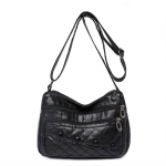 Luksuslik k&auml;ekott Naiste kott Disainer Uus Retro Pu-nahast rahakotid ja k&auml;ekotid Naistele Risti &otilde;lakotid Vabaaja kott must