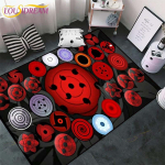 Anime Naruto Mustriga Vaibad Elutoa Libisemisvastane ala Vaip Lapsed Magamistoa Matid Joogamatt Suure vaiba sisekujundus 40cm x 60cm