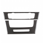 Real Carbon Fiber Styling Car Interior Center Juht-CD-paneeli raami katte trimm BMW 3-seeria E90 E92 E93 jaoks 2005&ndash;2011 A with color