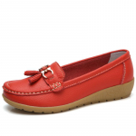 Loafers naistele Nahast lamedad kingad vabaajajalatsid Ema kingad Naiste &uuml;ksikud kingad 38