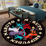 Multikas Naruto &uuml;mmargune vaip elutoale lastele Vaip P&otilde;randavaip Vannimatt Magamistoa vaip lastetoale Uksematt 60cm