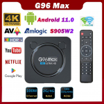 G96 Max Smart TV Box Android 11 Amlogic S905W2 Dual Wifi 4GB 32GB 64GB 4K TVBox Video vastuv&otilde;tja Meediapleier digiboks 2G 16GB AU Plug (4 & 32GB)
