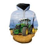 Uusim multikas Traktori 3D-prindiga kapuuts, naljakas mood, vabaaja kampsun, pullover, pusad, mood XL