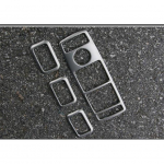 Car Styling door armrest panel Sitcker trim Auto window glass lift buttons For Mercedes Benz CLA GLA A Class W117 C117 W176 h&otilde;be