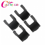 4 tk/komplekt ABS must auto ukse korgi kaitsekate ukseluku kaitsekatted Fiat 500X 2015 2016 2017 auto jaoks