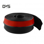 Auto esihuulespoiler Universaalne paindlik EPDM materjal Lihtne paigaldada Agressiivne sportauto v&auml;limus must