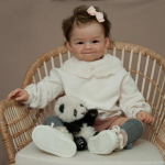 24-tolline Reborn Toddler Girl Raya Pehmest riidest keha juurtega juuksed Kvaliteetne k&auml;sitsi maalitud 3D-nahk