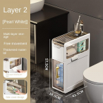 Vannitoa hoiukapp, hoiuriiulid, teisaldatav riiul 2 layers