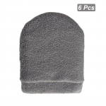 6/12 tk Pehmest mikrokiust autovaha aplikaatorikindad poleerimisk&auml;sn Vahavahu aplikaatoripadi autode puhastamiseks 6 Pcs Gray