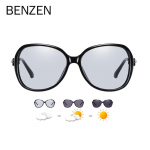 BENZEN fotokroomsed polariseeritud p&auml;ikeseprillid naistele UV 400 kameeleon p&auml;ikeseprillid juhile S&otilde;iduprillid pimestamisvastased varjud BS6661 must