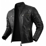 Kvaliteetne lehmanahast ehtsast nahast jakk meestele, moekas retro vana kraega bikerjakk, kevad-s&uuml;gis uus stiil XXXXXXL must