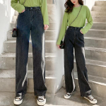 T&auml;navar&otilde;ivad K&otilde;rge v&ouml;&ouml;kohaga naiste mood Teksad Naised T&uuml;drukud Naiste laiad p&uuml;ksid P&uuml;ksid Naiste p&uuml;ksid Denim Bagge Mom Teksad XL hall