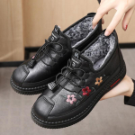 Talvised fliisvoodriga paksenevad termopuuvillased jalan&otilde;ud Lameda p&otilde;hjaga libisemiskindlad puuvillase polsterdatud saapad 35 must