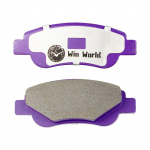 D1604 s&uuml;sinikkeraamilised esipiduriklotsid BYD F0 JAC Citroen C1 Peugeot 107 Toyota jaoks