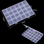 Reguleeritav ehete hoiukarp Plastikust PVC hoiukarbi hoidiku&uuml;mbris L&auml;bipaistev ehtet&ouml;&ouml;riist Kaasaskantav organiseerimiskonteiner 13x19x1.8cm 1pc