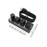 1 tk USB programmeerimismakro kohandatud nupuga klaviatuur RGB 3 klahv + 1 nupp / 4 klahvi Kopeeri-kleebi mininupp m&auml;nguklaviatuur mehaaniline 3 Key must