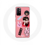 &Uuml;mbris Xiaomi Redmi Note 11s 5G BTS Bangtan Boy BT21 Cooky Jungkook ARMY jaoks