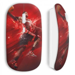 Lebron James Basketball Red Art juhtmeta hiir