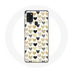 Samsung Galaxy A21S Hearts tausta&uuml;mbris