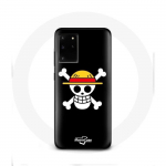 &Uuml;mbris Samsung Galaxy S11 Plus One Piece Manga Skull musta taustaga