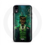 Iphone XS Loki &uuml;mbris Thor Ragnarokile koos kiivri rohelise Fanartiga