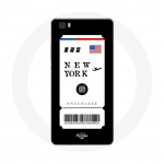 Huawei P8 Lite New Yorgi lennupileti &uuml;mbris