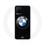 Coque pour Vivo Y21s 2021 / Y21 2021 BMW Logo fond noir
