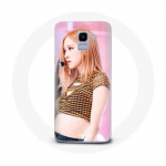 &Uuml;mbris Samsung Galaxy A8 2018 Blackpink Born Pink plakati teaser Ros&eacute; Shut Down Fancam jaoks