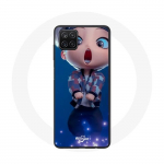 &Uuml;mbris Samsung Galaxy A12 BTS TinyTAN Animation V Mic Drop jaoks