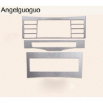 Angelguoguo Car styling For Mercedes Benz E Class W212 2009-2015 Center console CD air conditioning control panel frame sticker h&otilde;be