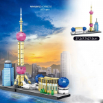 Loomingulised ja huvitavad vaatamisv&auml;&auml;rsused Bundis Shanghais, Hiinas T&ouml;&ouml;laua kaunistus Ehitusplokid Tellised M&auml;nguasjad Kingitused